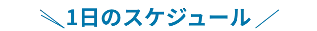 1日のスケジュール
